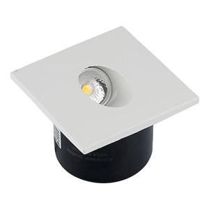 Oprawa Schodowa 3W LED V-TAC Kwadrat Biały 230V VT-1109 3000K 270lm