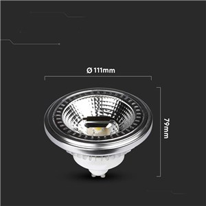 Żarówka LED V-TAC AR111 12W GU10 40st COB Ściemnialna VT-1112 3000K 1031lm