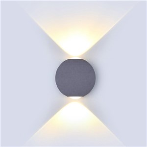 Kinkiet Ścienny V-TAC 4W LED Szary Okrągły IP65 VT-836 4000K 476lm