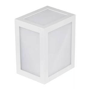 Oprawa ścienna V-TAC 12W LED IP65 biała VT-822 4000K 1350lm