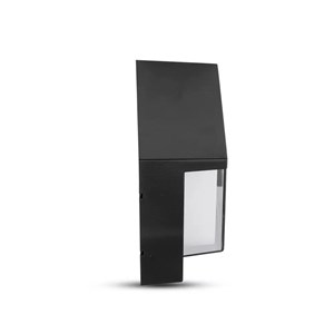 Oprawa Ścienna V-TAC 7W LED Czarna Kwadrat IP65 VT-831 3000K 670lm