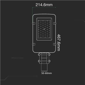 Oprawa Uliczna LED V-TAC SAMSUNG CHIP 50W VT-50ST 4000K 4700lm 5 Lat Gwarancji