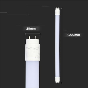 Tuba świetlówka LED T8 V-TAC SAMSUNG CHIP 150cm 20W G13 nano plastic VT-151 6500K 2100lm 5 lat gwarancji