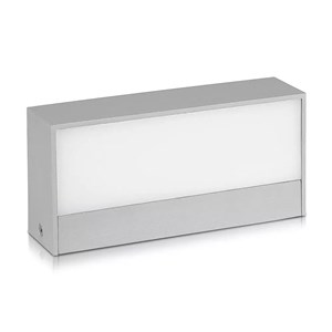 Oprawa Ścienna V-TAC 9W LED Góra Dół Szara IP65 VT-8056 4000K 850lm