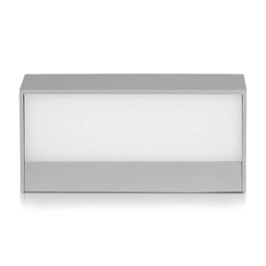 Oprawa Ścienna V-TAC 9W LED Góra Dół Szara IP65 VT-8056 4000K 850lm