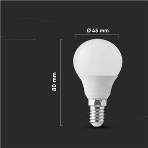 Żarówka LED V-TAC 3,7W E14 kulka P45 VT-1819 3000K 320lm