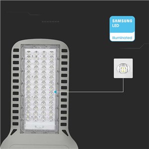 Oprawa Uliczna LED V-TAC SAMSUNG CHIP 100W Soczewki 110st 135Lm/W VT-104ST 4000K 13500lm 5 Lat Gwarancji