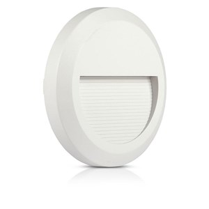 Oprawa schodowa 2W LED V-TAC biała okrągła 230V IP65 VT-1142 3000K 80lm