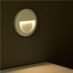 Oprawa schodowa 2W LED V-TAC biała okrągła 230V IP65 VT-1142 3000K 80lm