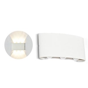 Oprawa ścienna góra dół V-TAC 5W LED biała IP54 VT-846 3000K 630lm