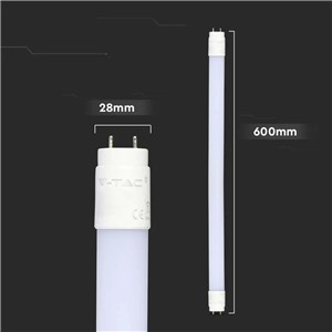 Tuba świetlówka LED T8 V-TAC SAMSUNG CHIP 60cm 7.5W G13 obrotowa nano plastic VT-062 4000K 850lm 5 lat gwarancji