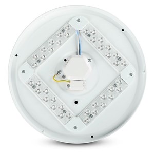 Oprawa sufitowa plafoniera V-TAC 18W LED mleczny zmiana koloru CCT fi.310 VT-8418 3000K-6400K 1800lm