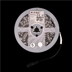 Taśma LED V-TAC SMD5050 300LED IP20 11W/m VT-5050 60-IP20-11 Kolor Czerwony