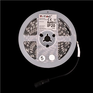 Taśma LED V-TAC SMD5050 300LED IP20 11W/m VT-5050 60-IP20-11 Kolor Niebieski