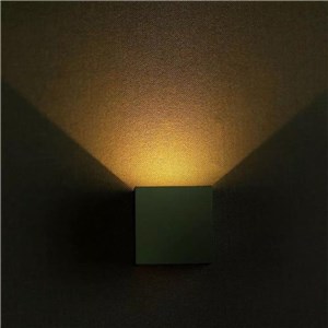 Oprawa ścienna V-TAC 5W kinkiet góra dół regulowana szary kwadrat IP65 BRIDGELUX VT-759-G 3000K 700lm