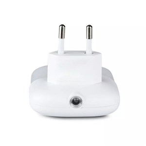 Lampka nocna do gniazdka LED z USB V-TAC SAMSUNG CHIP kwadrat VT-84-SQ 4000K 10lm