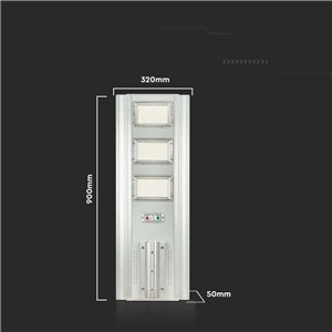 Naświetlacz oprawa uliczna LED solarna V-TAC 40W czujnik ruchu pilot VT-30301ST 6500K 3500lm