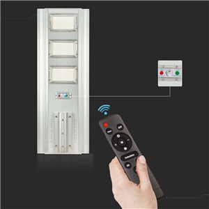 Naświetlacz oprawa uliczna LED solarna V-TAC 40W czujnik ruchu pilot VT-30301ST 6500K 3500lm