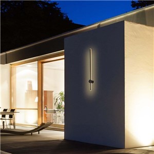 Oprawa ścienna elewacyjna LED V-TAC 12W IP65 czarna 63cm VT-11112 4000K 1590lm
