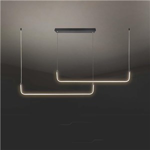 Oprawa zwieszana V-TAC 24W LED czarna VT-7770 4000K 2500lm