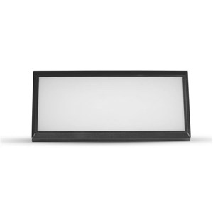 Oprawa Ścienna V-TAC 12W LED Ukośna Czarna IP65 VT-8054 6400K 1250lm