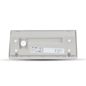 Oprawa ścienna V-TAC 12W LED ukośna biała IP65 VT-8054 6400K 1250lm