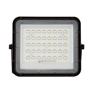 Projektor LED Solarny V-TAC 10W Pilot, AUTO, Timer, IP65 Czarny VT-80W 6400K 800lm
