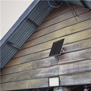 Projektor LED Solarny V-TAC 10W Pilot, AUTO, Timer, IP65 Czarny VT-80W 6400K 800lm
