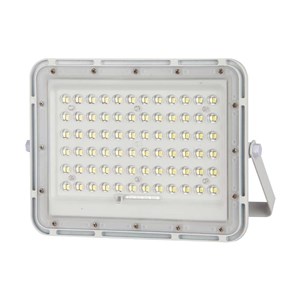 Projektor LED Solarny V-TAC 15W Pilot, AUTO, Timer, IP65 Biały VT-120W-W 4000K 1200lm