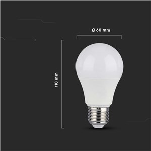 Żarówka LED V-TAC 10,5W E27 A60 VT-2112-N 4000K 1055lm