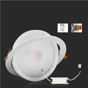 Oprawa V-TAC LED downlight SAMSUNG CHIP 20W ruchoma VT-2-20 4000K 1830lm 5 lat gwarancji