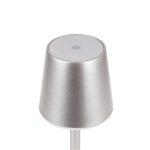 Lampka biurkowa nocna V-TAC 3W LED 39cm ładowanie ściemnianie szara VT-7703 3000K 70lm 2 lata Gwarancji