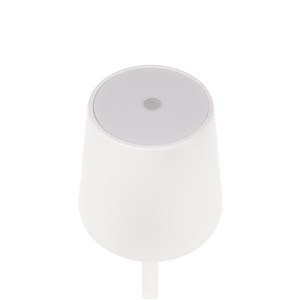 Lampka biurkowa nocna V-TAC 3W LED 39cm ładowanie ściemnianie biała VT-7703 4000K 70lm 2 lata Gwarancji