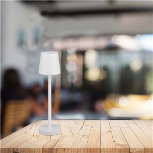 Lampka biurkowa nocna V-TAC 3W LED 39cm ładowanie ściemnianie biała VT-7703 4000K 70lm 2 lata Gwarancji