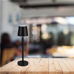 Lampka biurkowa nocna V-TAC 3W LED 39cm ładowanie ściemnianie czarna VT-7703 4000K 70lm 2 lata Gwarancji