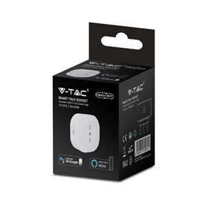 Gniazdo Inteligentne V-TAC SMART Plug WiFi 3680W Amazon Alexa Google Home VT-5175