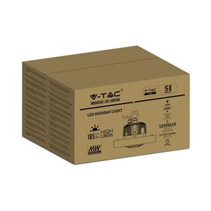 Oprawa LED high bay V-TAC MeanWell driver 100W 185Lm/W VT-9119 4000K 18500lm 5 lat gwarancji