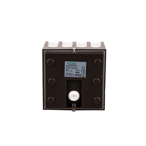 Oprawa ścienna ogrodowa V-TAC 8W LED IP65 120x120 brązowa VT-732 4000K 800lm