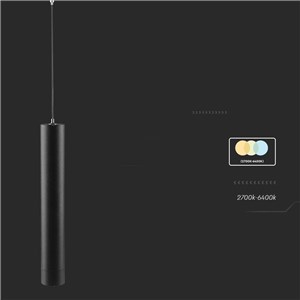 Oprawa Projektor Szynosystem SMART 48V V-TAC 8W LED CCT 30st SMART WiFi TRACKLIGHT Czarna VT-908D 2700K-6400K 700lm 3 Lata Gwarancji