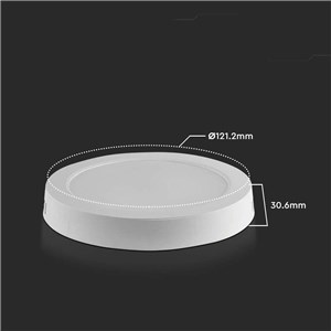 Panel LED V-TAC Natynkowy Premium Downlight 6W Okrągły fi120 VT-60006 3000K 660lm