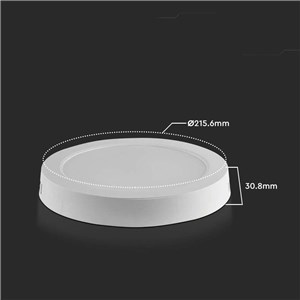 Panel LED V-TAC Natynkowy Premium Downlight 18W Okrągły fi215 VT-60018 6500K 1980lm