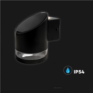 Kinkiet Ogrodowy Ścienny Solarny V-TAC 1W LED Czarny IP54 VT-1138 3000K 70lm 3 Lata Gwarancji