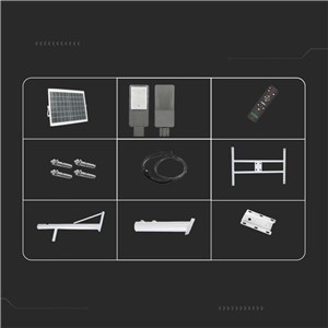 Naświetlacz oprawa uliczna LED solarna V-TAC BRIDGELUX CHIP IP65 pilot LiFePO4 panel 60W VT-15200ST 4000K 3000lm