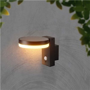 Kinkiet Ogrodowy Ścienny Solarny V-TAC 5.5W LED Czujnik Ruchu Okrągły IP54 VT-1147 3000K 220lm 3 Lata Gwarancji