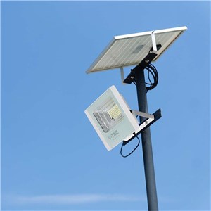 Projektor LED Solarny V-TAC 20W Biały IP65, Pilot, Timer VT-60W 6400K 1650lm