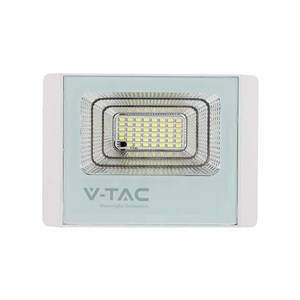 Projektor LED Solarny V-TAC 20W Biały IP65, Pilot, Timer VT-60W 6400K 1650lm