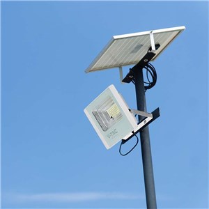 Projektor LED Solarny V-TAC 50W Biały IP65, Pilot, Timer VT-300W 6400K 4200lm