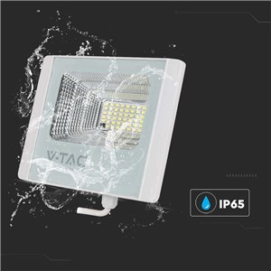 Projektor LED Solarny V-TAC 50W Biały IP65, Pilot, Timer VT-300W 6400K 4200lm