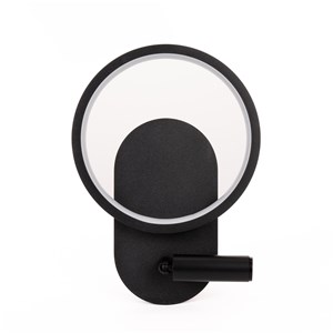 Oprawa kinkiet ścienny V-TAC LED 14W czarna VT-7906 4000K 1500lm