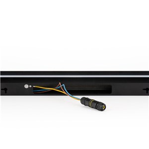Oprawa Ścienna Elewacyjna LED Linia V-TAC 23W IP65 Czarna 140cm VT-1178 3000K 2875lm